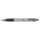 Iriserende Holografische Glitter Naam Monogram Pen (Achterkant)