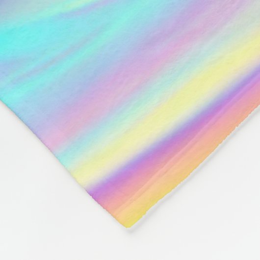 iriserende kerstboom fleece deken (Hoek)