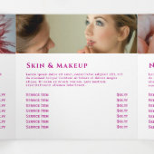 Iriserende kristallen drievoudige brochure drieluik kaart (Binnenkant midden)