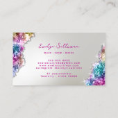 Iriserende kristallen visitekaartje (Achterkant)