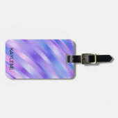 Iriserende linten gepersonaliseerd Bagagelabel (Voorkant horizontaal)