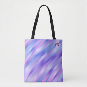 Iriserende linten gepersonaliseerde Canvas tas