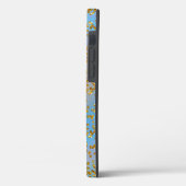 Iriserende spiraal en gouden Glitter Confetti Case-Mate iPhone Case (Achterkant / Links)