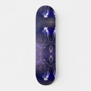 Iriserende witte kwal, 7 3/4 "Skateboard Deck Skateboard