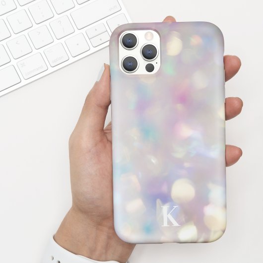  iriserende zachte bokeh w / Initiaal Case-Mate iPhone Case