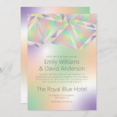 Iriserende zachte pastel Pareltjes geïnspireerd br Kaart (Voorkant / Achterkant)