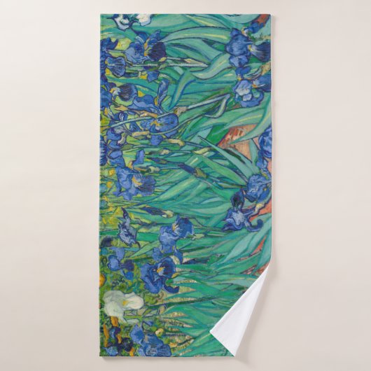 Irises, 1889 badhanddoek (Badhanddoek)