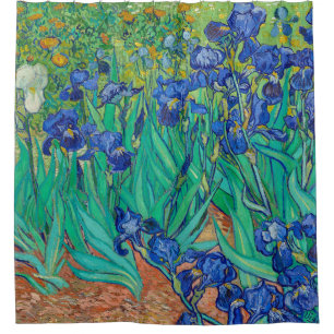 Irises, 1889 by Vincent van Gogh Douchegordijn