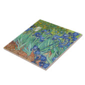 Irises (1889) Kunst van Vincent Van Gogh Tegeltje (Zijkant)