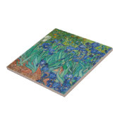 Irises, 1889 tegeltje (Zijkant)