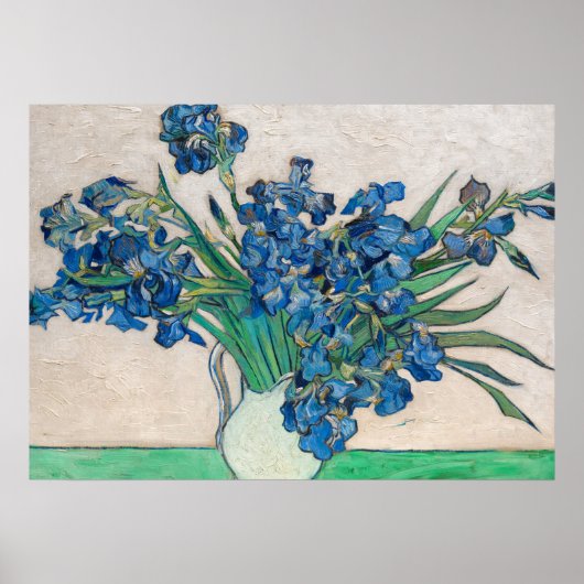 Irises, 1890, van Vincent van Gogh Poster (Voorkant)