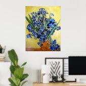 Irises 1890 Vincent van Gogh Poster (Thuiskantoor)