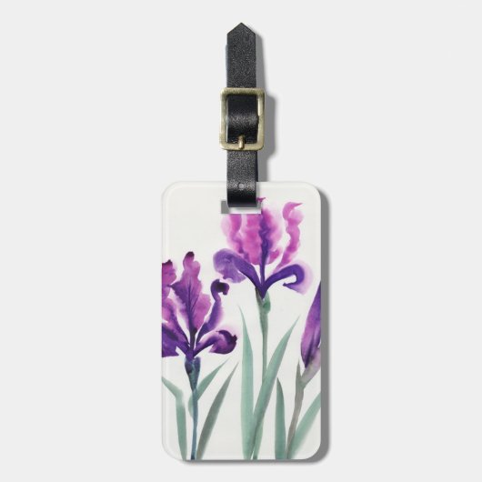 Irises Bagagelabel (Voorkant verticaal)