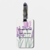 Irises Bagagelabel (Achterkant verticaal)