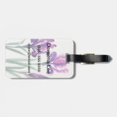 Irises Bagagelabel (Achterkant horizontaal)