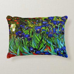 Irises, beroemd kunstwerk van Van Gogh, Accent Kussen