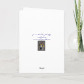 Irises Bonne Carte Anniversaire (Dos)