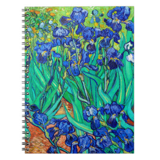 Irises Botanical Art Vincent Van Gogh spiral Notitieboek