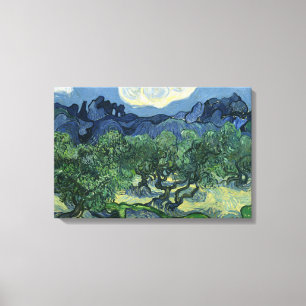 Irises by Van Gogh Wrapped Canvas Afdruk