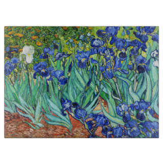 Irises by Vincent Van Gogh Snijplank