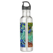 Irises by Vincent Van Gogh Waterfles (Achterkant)