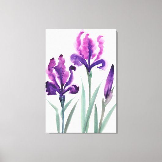 Irises Canvas Afdruk (Voorkant)