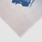 Irises (Dark Blue) van Ohara Koson Tissuepapier (Detail)