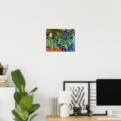 Irises de Van Gogh Poster d'art (Bureau à domicile)