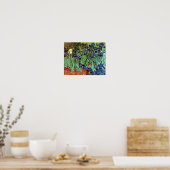 Irises de Van Gogh Poster d'art (Cuisine)