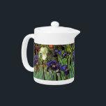 Irises de Vincent van Gogh, Jardin Vintage<br><div class="desc">Irises (1889) de Vincent van Gogh est une peinture vintage à fleurs de paysage de post impressionnisme d'art, représentant un jardin aux iris à barbe violet poussant par des pavots orange. Une seule fleur d'iris blanc fleurit au bord. À propos de l'artiste : Vincent Willem van Gogh (1853-1890) fut l'un...</div>