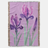 Irises Deken (Voorkant Verticaal)