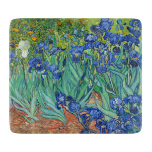Irises door Van Gogh Cutting Board Snijplank