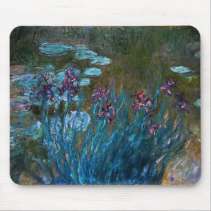 Irises en Water Lilies, Claude Monet Muismat