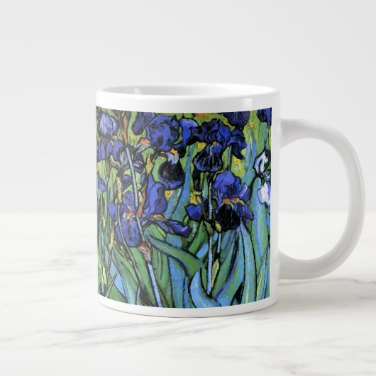 Irises (F608) Van Gogh Fine Art Extra Grote Beker (Rechts)