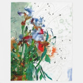 Irises Fleece Blanket (Voorkant)