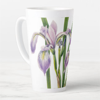 IRISES FLOWERS-ILLUSTRATIE LATTE MOK