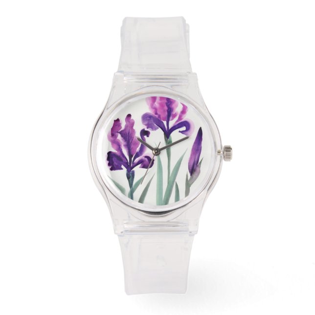 Irises Horloge (Voorkant)