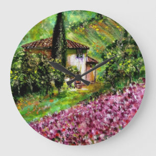 IRISES IN TUSCANY GROTE KLOK