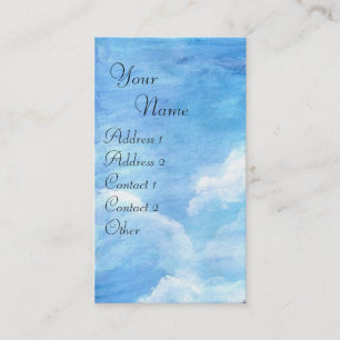 IRISES IN TUSCANY VISITEKAARTJE