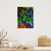 Irises, le célèbre tableau floral de Van Gogh, (Cuisine)