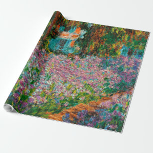 Irises Monet Garden Giverny bloemen Cadeaupapier
