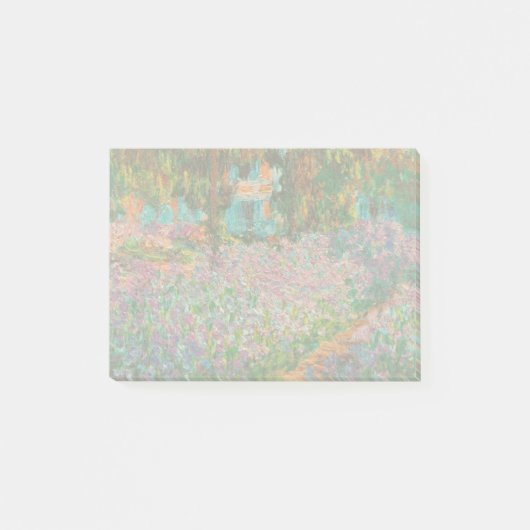 Irises Monet Garden Giverny bloemen Post-it® Notes (Voorkant)