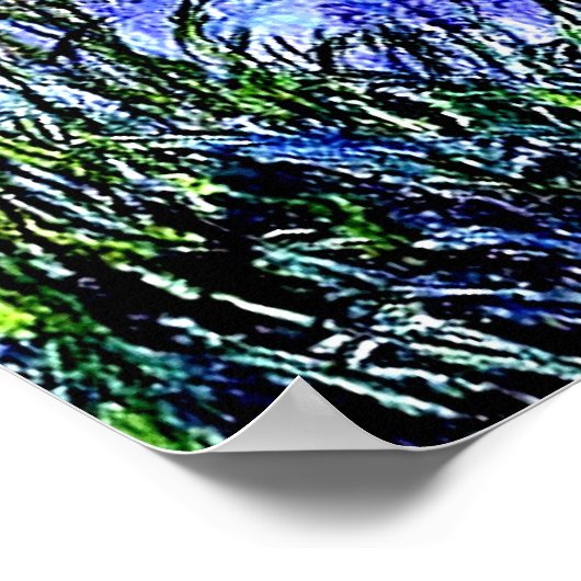 Irises par Claude Monet Poster (Coin)