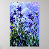Irises par Claude Monet Poster (Devant)