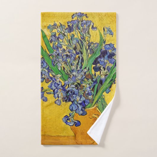 Irises par Van Gogh (Serviette à main)