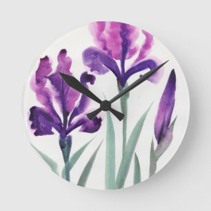 Irises Ronde Klok