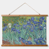 Irises Van Gogh Floral Art Flower Painting Hangend Wandkleed (Voorkant)