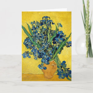 Irises  Van Gogh Floral Painting Kaart