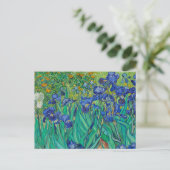 Irises van het Briefkaart Vincent van Gogh (Staand voorkant)