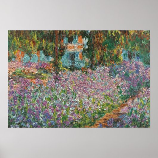 Irises van Monet Poster (Voorkant)